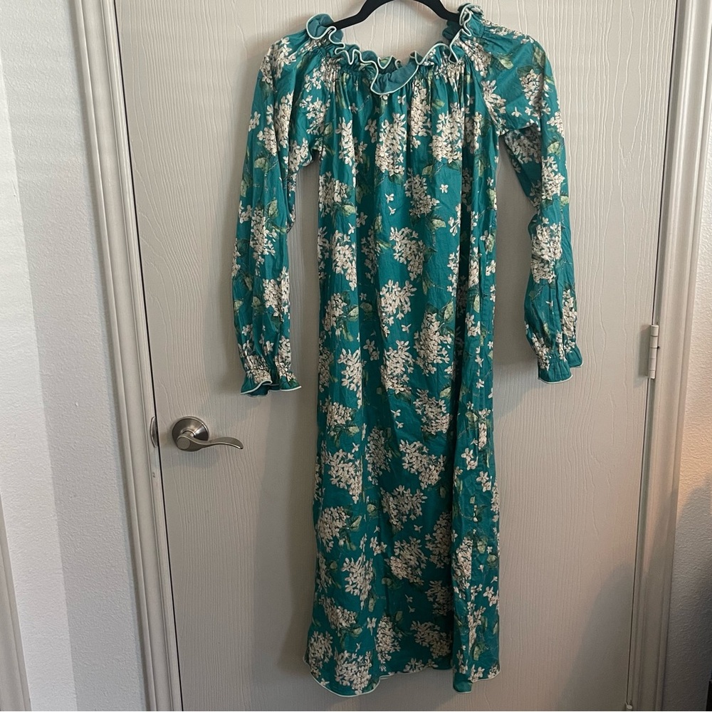 Casey Marks Floral Print Midi Length Dress